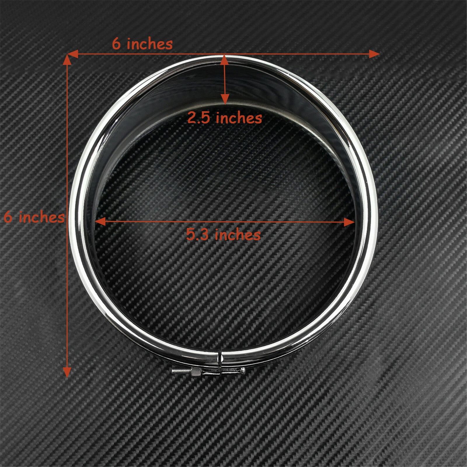 5.75 Headlight Bezel Trim Ring Cover Fit for Harley Sportster 883 1200 04-22
