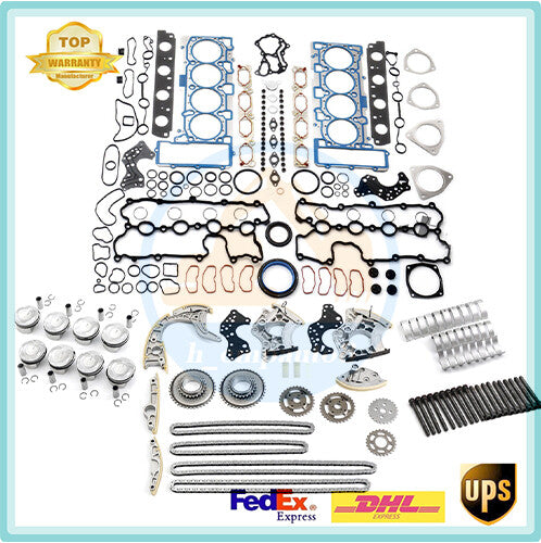 Engine Overhaul RebuildTiming Chain Kit for Audi for VW S5 A6 for A8 S8 Q7 C6 4.2L 5.2L