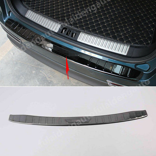 for Lincoln MKX 2016-2018 Black Rear Bumper Trunk Sill Guard Scratch Pad Cover