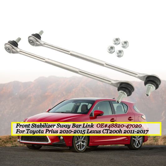Front stabilizer Sway bar link suitable for Toyota Prius 2010-2015 and for Lexus CT200h 2011-2017. Q
