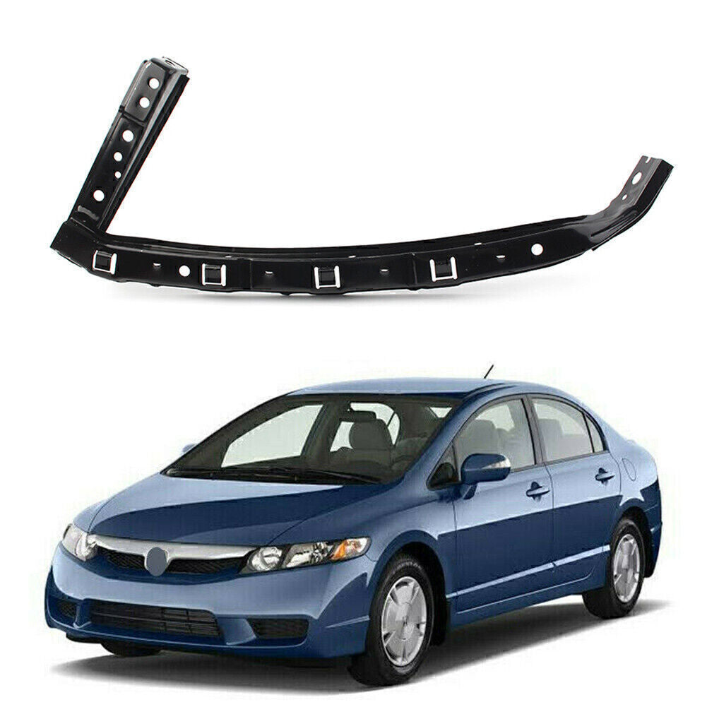 Headlight Bumper Bracket Front Beam Mount Support Left for Civic Sedan 2006-2011