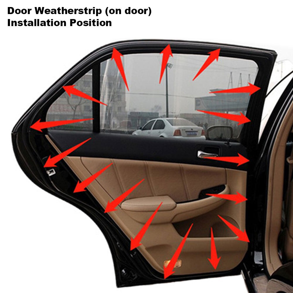 72350-TA5-A02 Front Left Door Weather Seal Strip Rubber for Honda Accord 2008-12