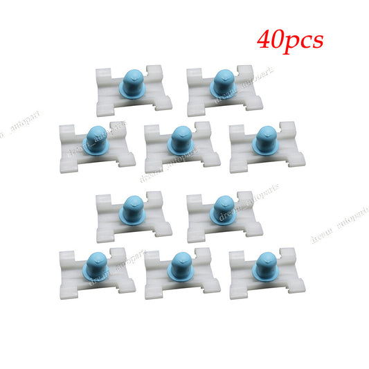 30x Door Fender Moulding Retainers Clip Rubber Cap Fits for BMW E38 E39 51138166675