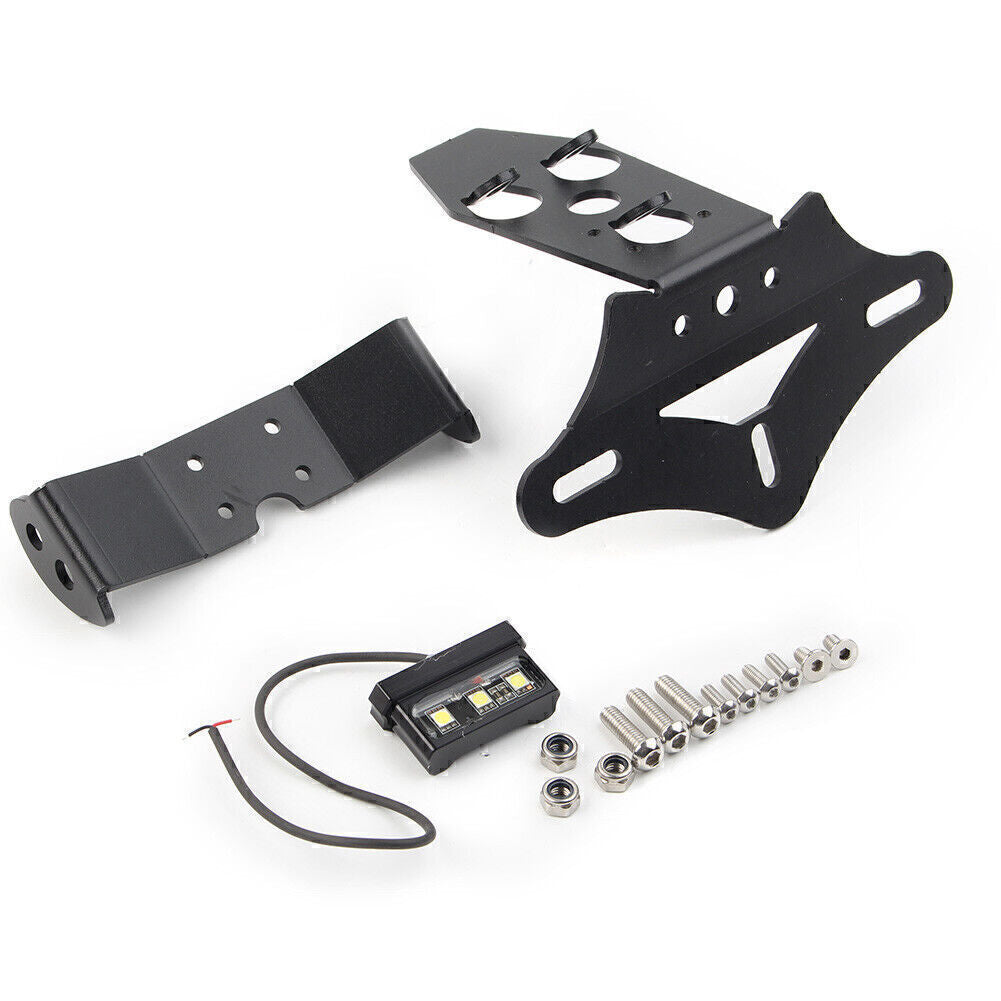 Rear License Plate Frame Holder Bracket LED Light Fit for Honda CBR1000RR 2008-16 15 Q