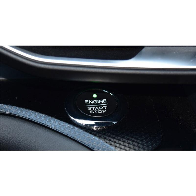 Start Button Ignition Switch Cover Trim for Ford Explorer 20-2022 Black Aluminum