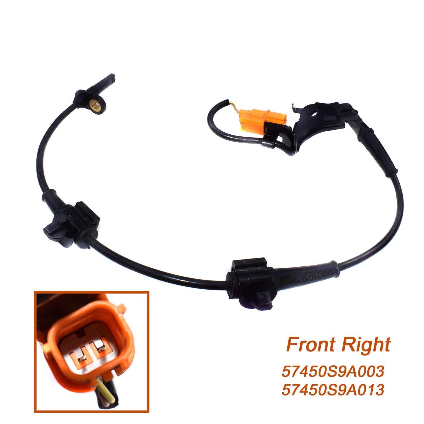 Front right ABS wheel speed sensor for Honda CRV 4cyl 2.4L 2002-2006 57450S9A013- n