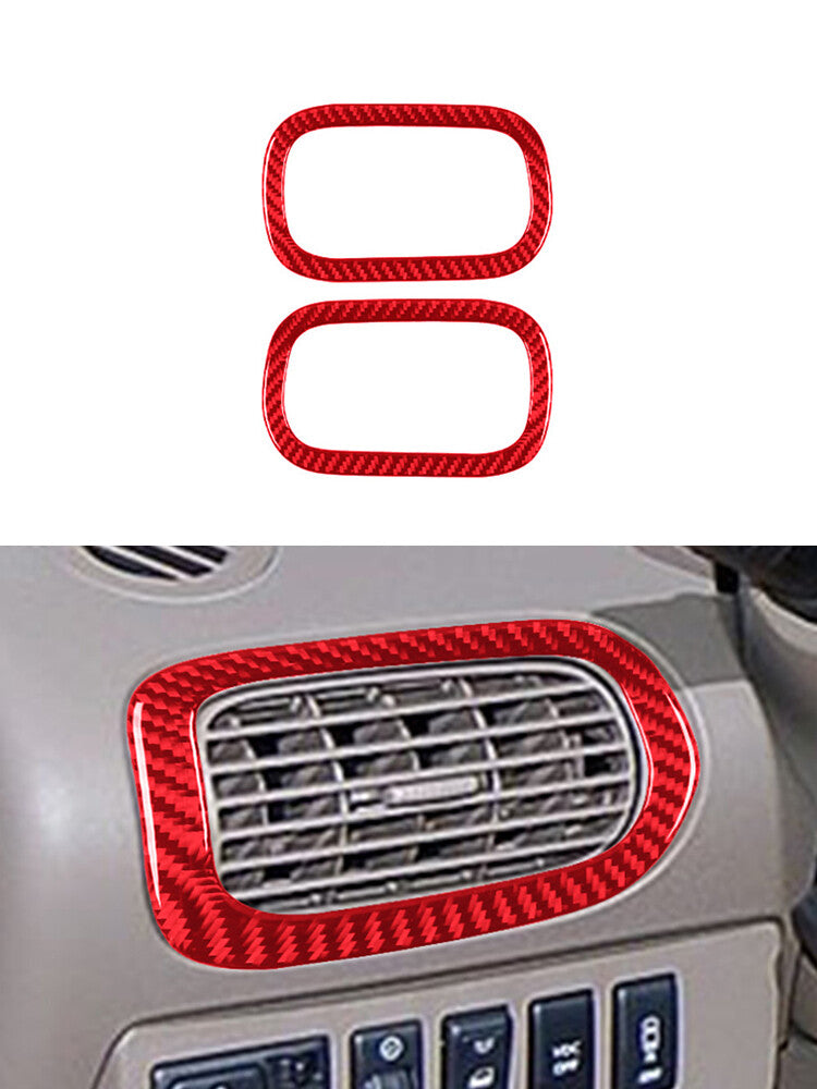 5Pcs Carbon Fiber Speedometer Ring Frame Trim Cover For Tundra 2007-2013 v