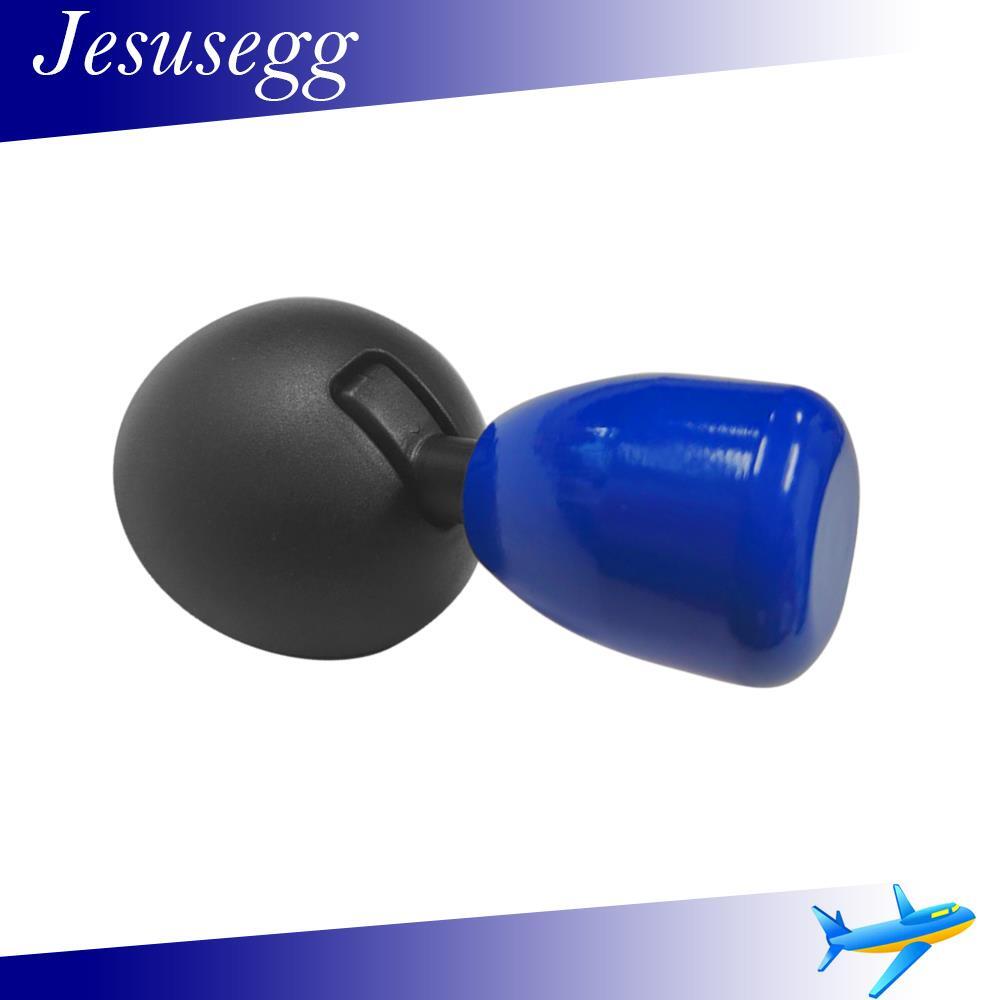 Car Push to Start Button Rocker Full Metal Ball-bar Starter Cover Metal Blue