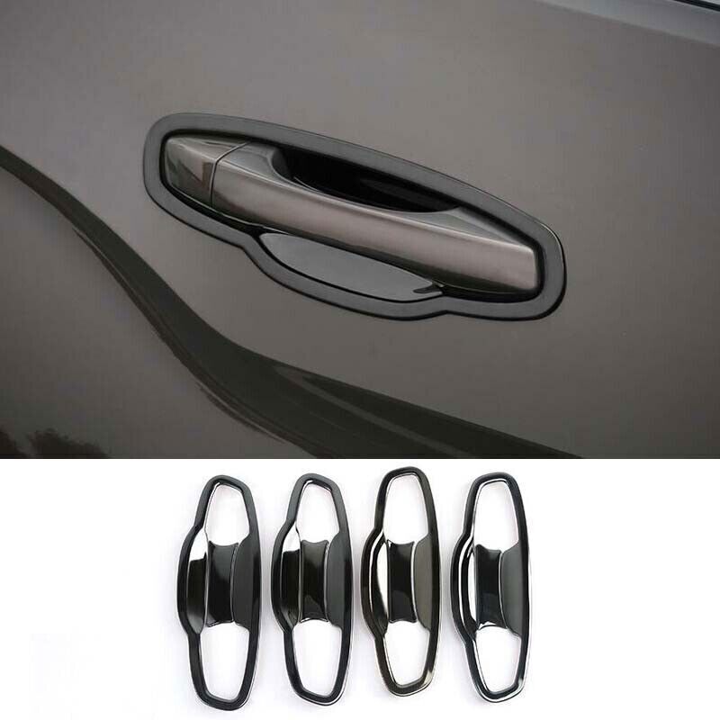 Exterior Outside Door Bowl for Volkswagen Atlas 18-2023 Steel Cover Trim Black
