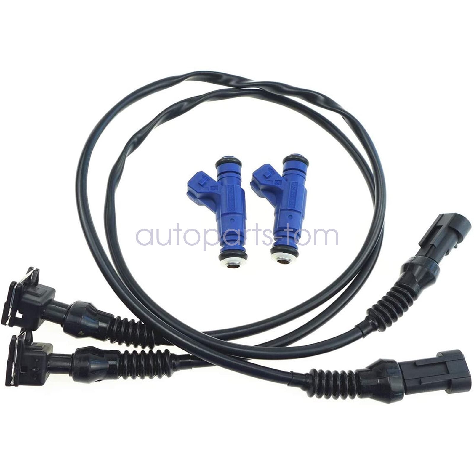 Two sets of fuel injectors suitable for Polaris RZR Sportsman Ranger XP EFI 700 800 1202863