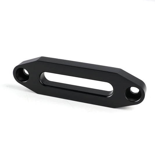 Hawse Fairlead for Synthetic Winch Rope Cable Lead Guide ATV Black Aluminum Q