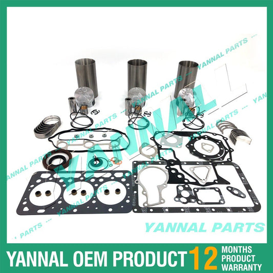 D902 D902E Overhaul and Reconstruction Kit for Kubota KX41-3 Engine Excavators BX24 BX25