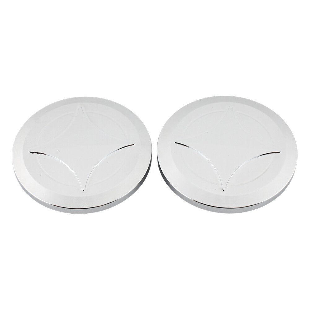Chrome Aluminum Frame Hole Plug Cap Cover Set for Honda GB350 NC59 CB350 2021-22
