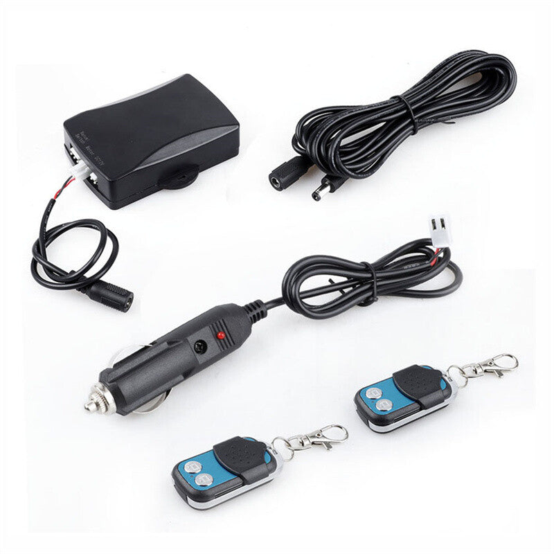 Electric exhaust valve remote control switch control box kit wiring accessories Q