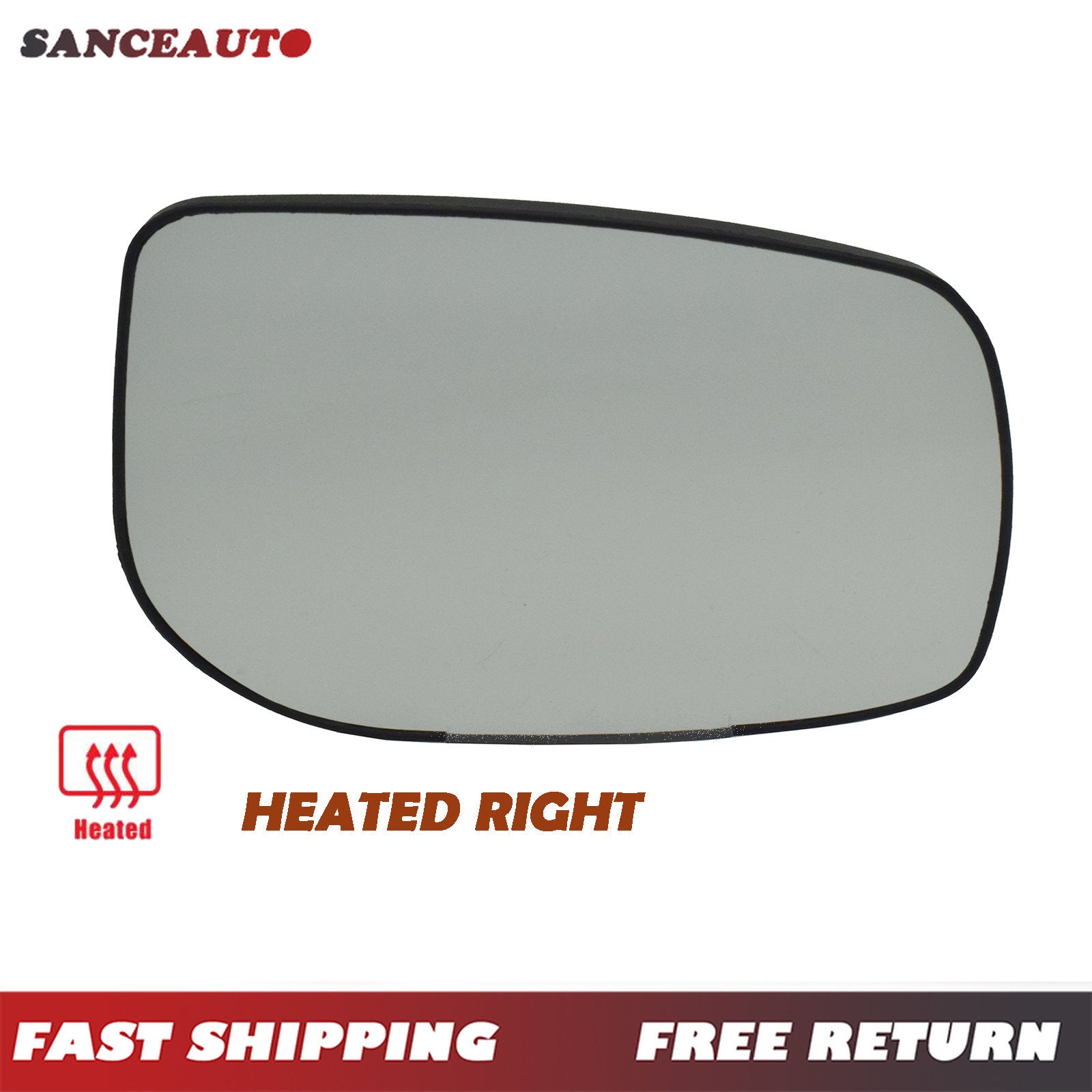 Right-hand grip for Camry 2006-2011 rearview mirror with heated side mirror glass. n