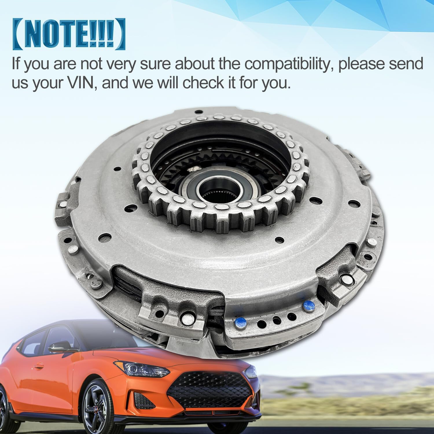 Package - Dual Clutch 41200 2A001 412002A001 for Hyundai for Veloster 1.6L 2012-2017 Q