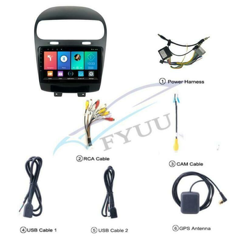 9 Stereo Radio Car for Dodge Journey 12-20 GPS Navigation WiFi FM 1+16GB BT DAB