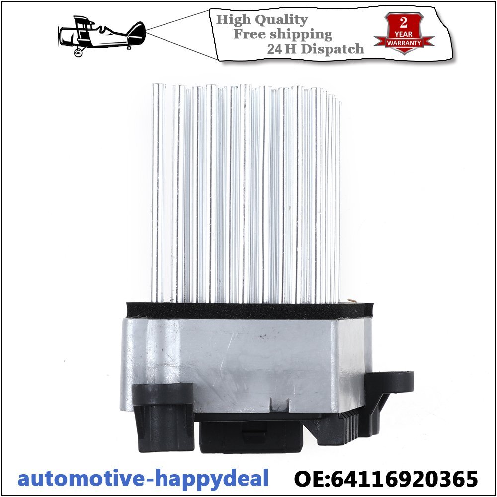 for BMW E46 E39 X3 X5 HEATER BLOWER FINAL STAGE RESISTOR HEDGEHOG 64116920365