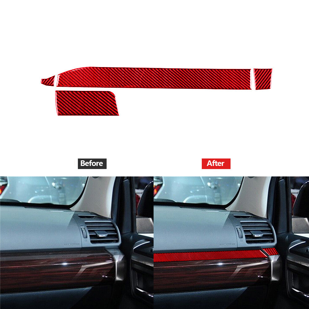 Carbon Fiber Manual Air Conditioning Control Trim Cover for Kia Sedona 2015-2016 v