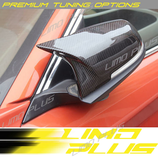 2x Real Carbon Fiber Side Mirror Cover Caps for BMW F20 F21 F22 F30 F32 F36 Q