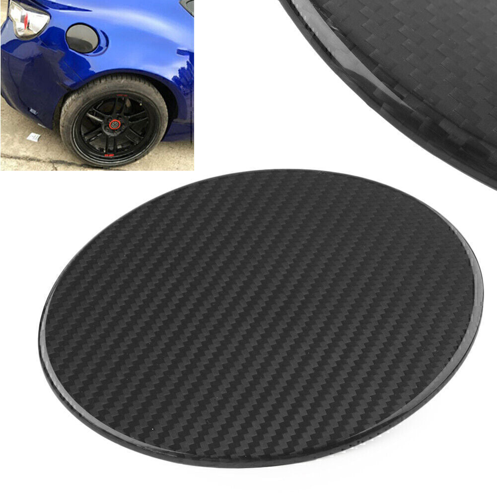 1 Car Fuel Oil Tank Cover Cap Trim Carbon Fiber Fit for Toyota for Subaru BRZ FT86 GT86