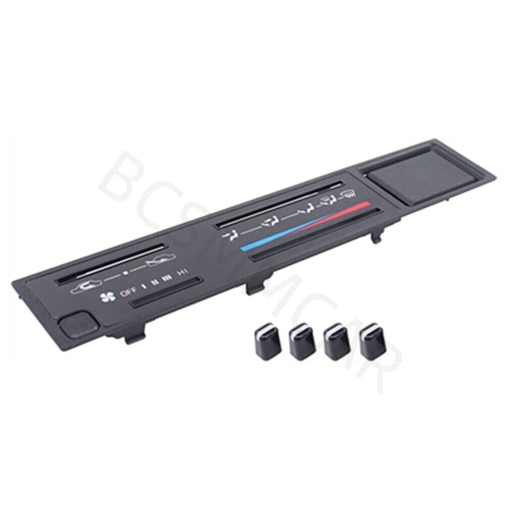 Heater A/C Vent Dash Control Faceplate W/4 Knobs For Pickup 1984-1988 New n