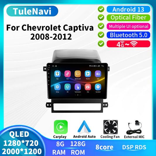 for Chevrolet Captiva Android Carplay Video Player Car Multimedia AutoRadio Navi
