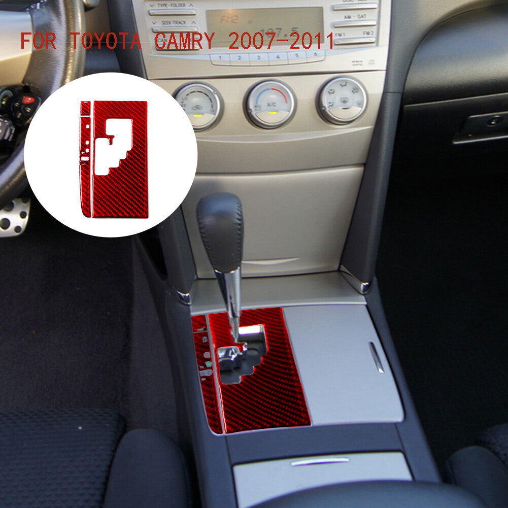 2Pcs Carbon Fiber Cupholder Side Trim Cover for Honda Accord Sedan 2003-2007 v