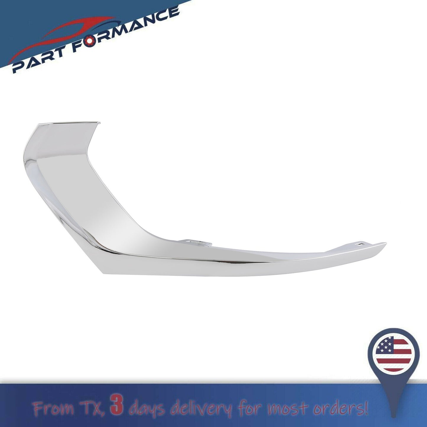Front Driver Side Fog Light Garnish for 2018 - 2021 for Traverse GM1038233- v
