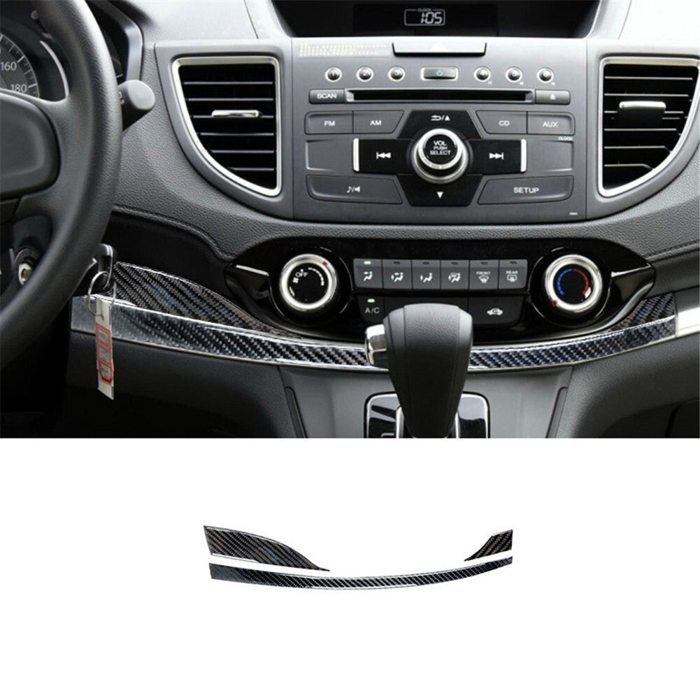 for Passat 2006-2011 Carbon Fiber Copilot Dashboard Panel Cover Trim v