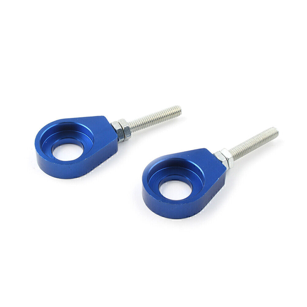Blue 15mm Chain Adjuster Tensioner Block Fit Dirt Bike Quad ATV CRF50 SSR