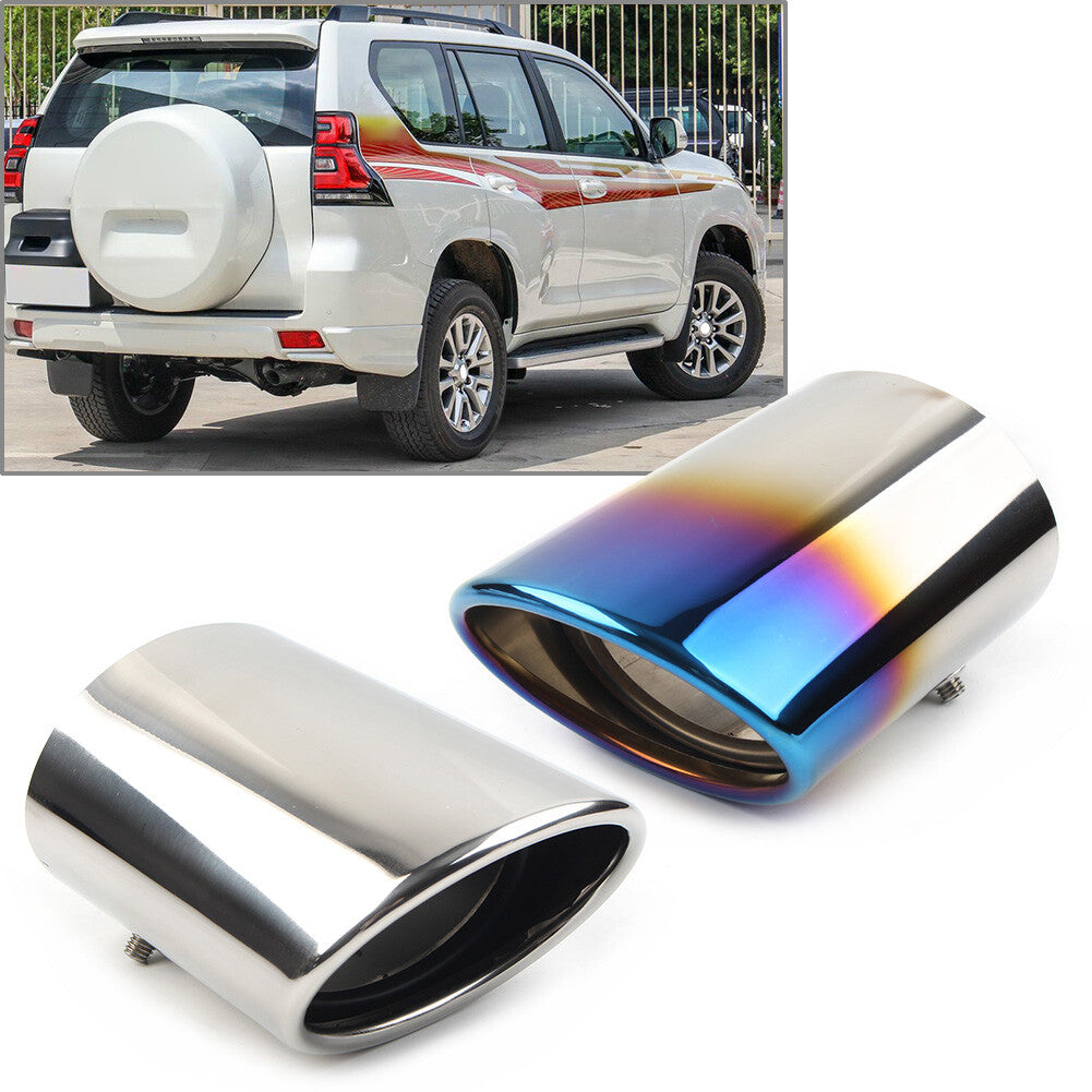 for Toyota for Land Cruiser Prado FJ120 2003-2009 Rear Exhaust Pipe Tail Muffler Tip