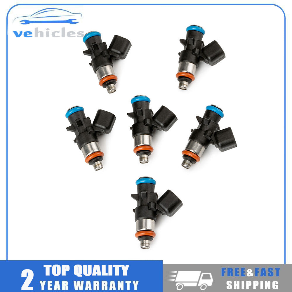 new 6-piece fuel injector kit for Chrysler for Dodge for Ram for Jeep 3.6L 5184085AC 0280158233