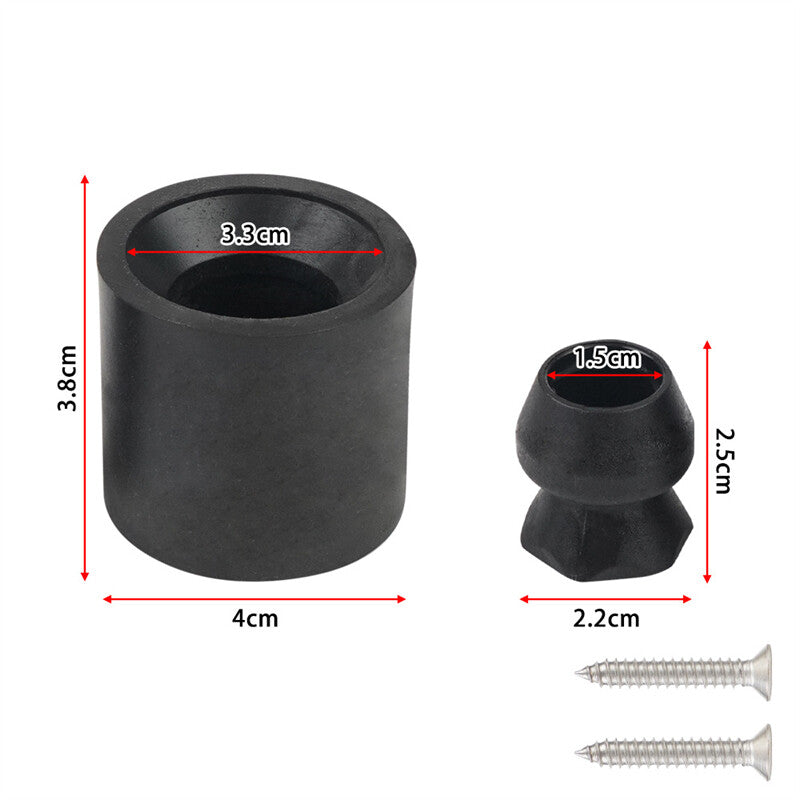 1 Set Trailer Door Holder Kit Low Profile Bumper Door Holder for Most RV Trailer Q