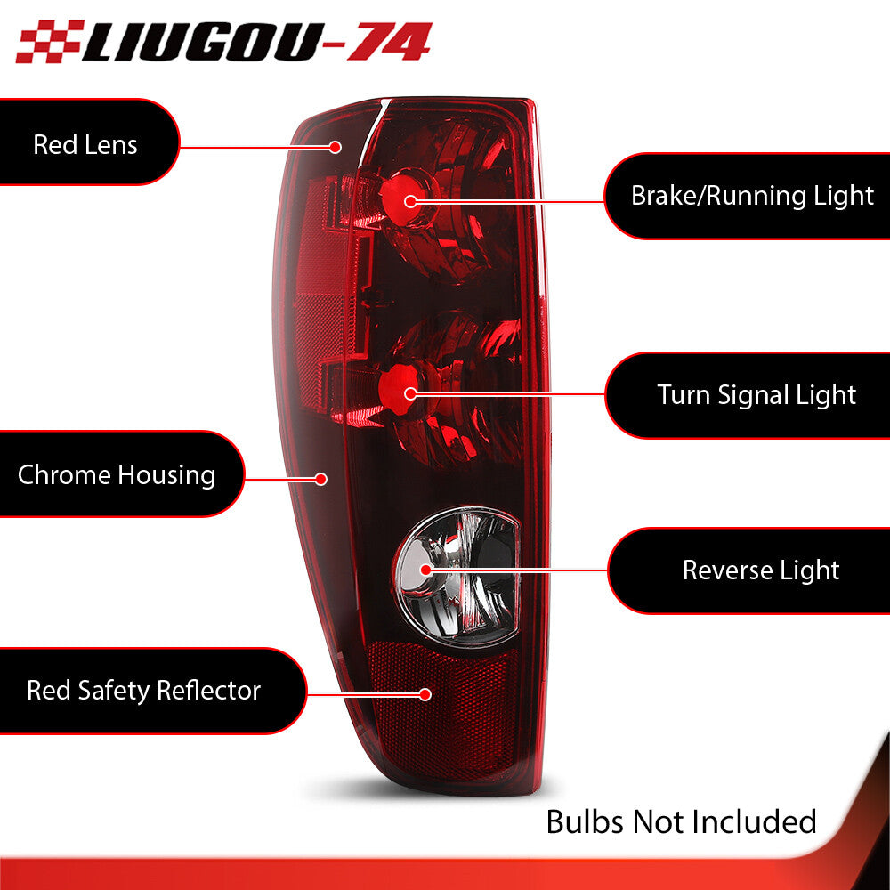 Tail Light Assembly Kit Fits 2004 - 2012 for Colorado for GMC for Canyon Left and Right - v