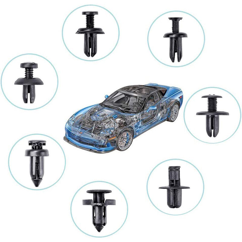 970¡Á Car Body Push Pin Rivet Trim Panel Fastener Clip Molding Assortment Tool v