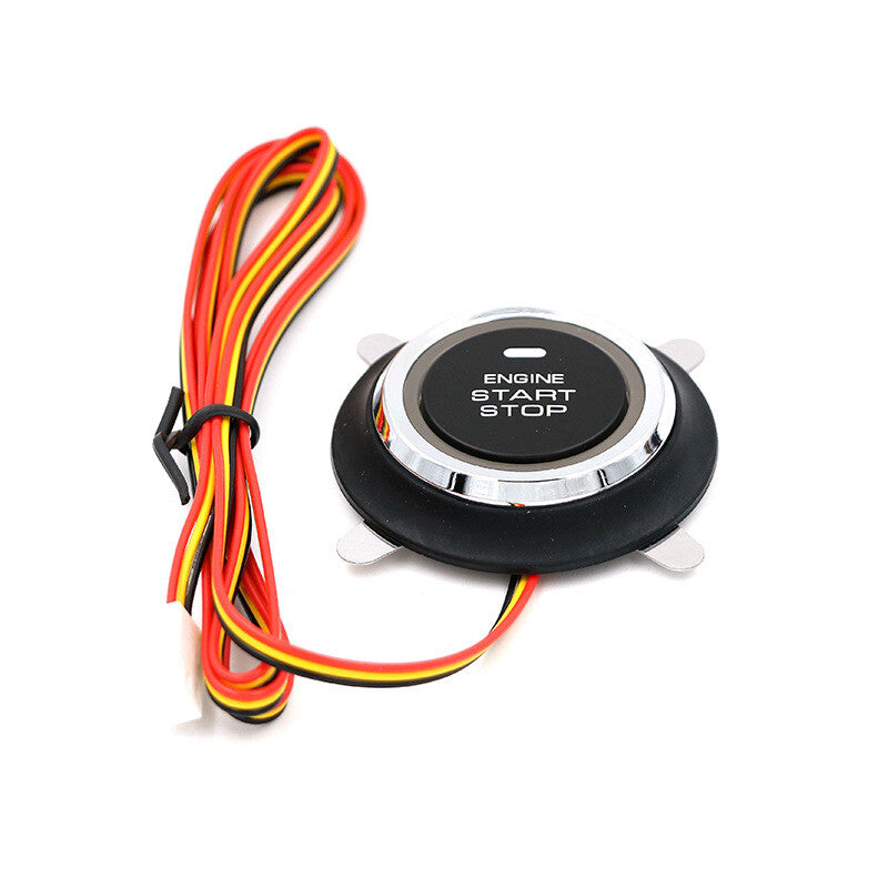 12V car ignition switch, engine start button, keyless entry starter assembly - n