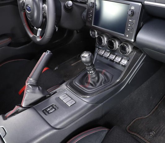 Carbon Fiber For GR86 / for Subaru BRZ 22+ Central Control Gear Shift Mouldings Trim