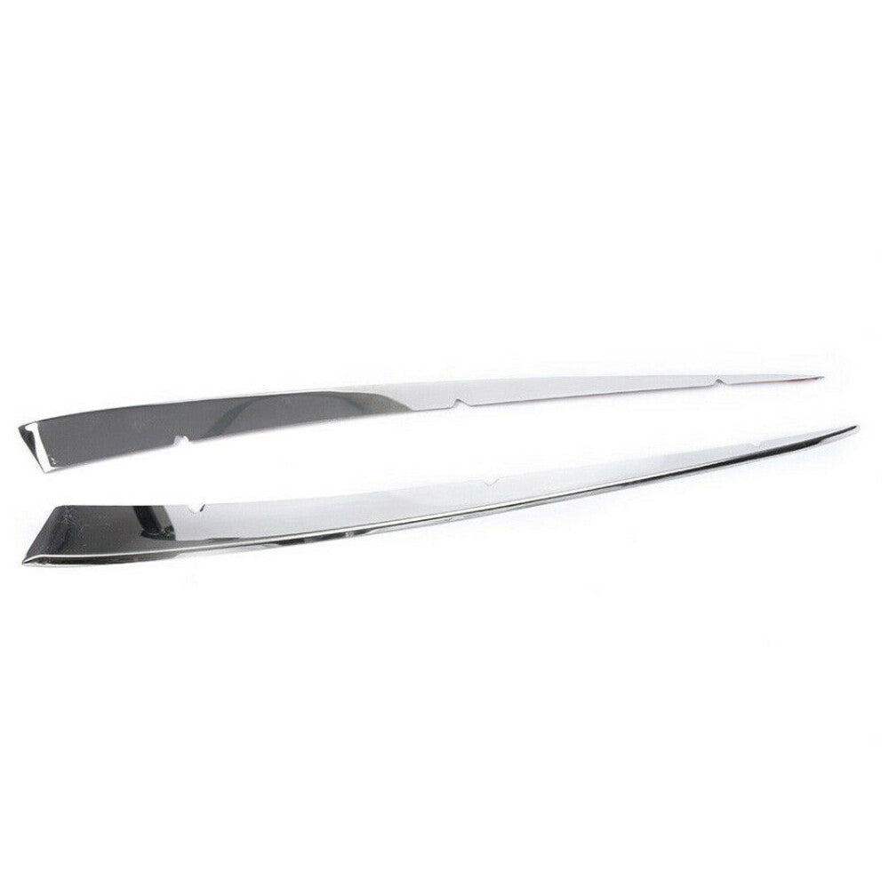 for Toyota for Camry SE XSE 2x Stainless Bumper Front Center Grille Cover Trim 18-23