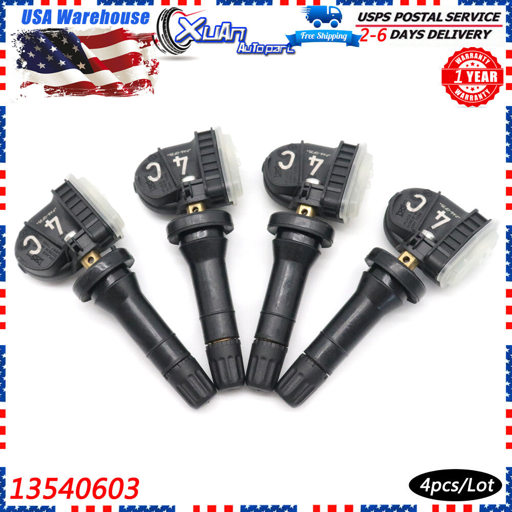 Brand New Snap-In TPMS Tire Pressure Sensors for GMI for Buick for Cadillac 13540603 v