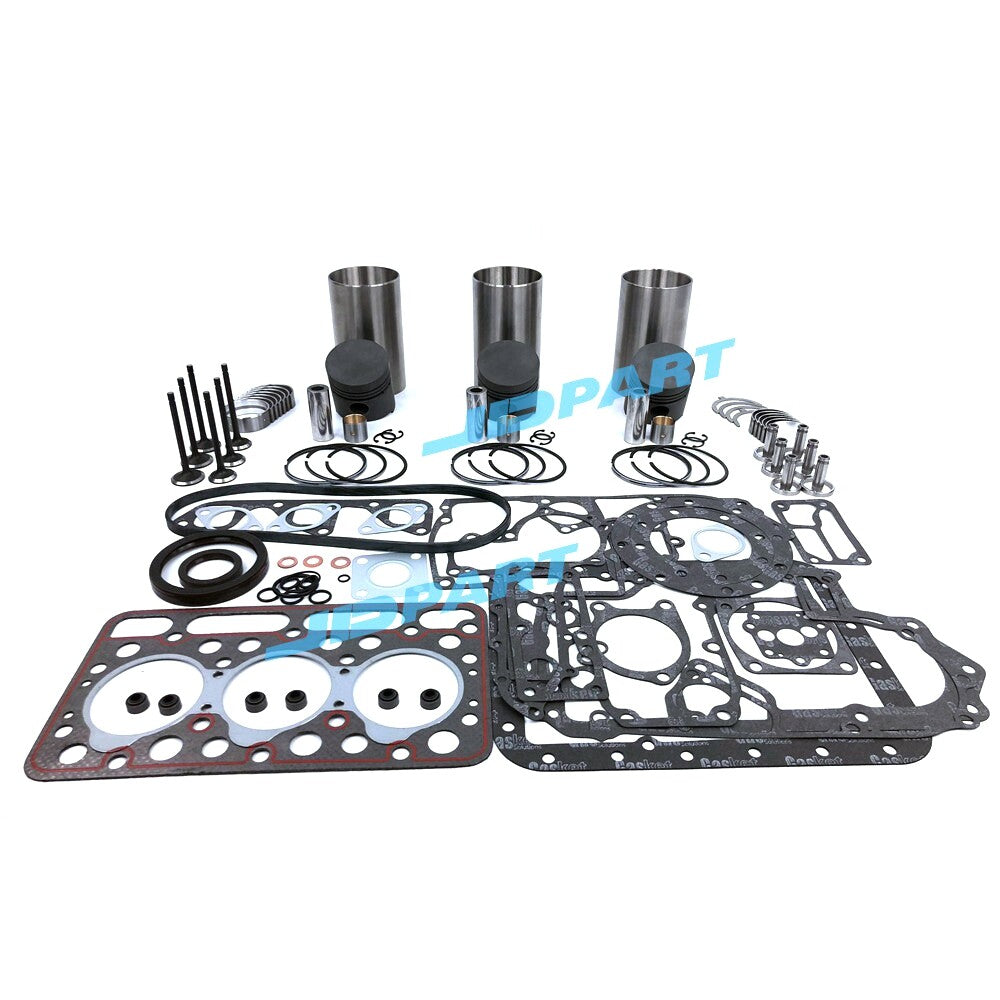 D1102 Cylinder Liner Kit with Washers, Bearings, and Valve Train for Engines -