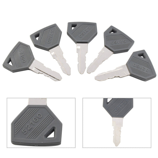 198360-52160 Ignition Key 1A7880-52100 AM879480 for Yanmar EX450 Cub Cadet Q