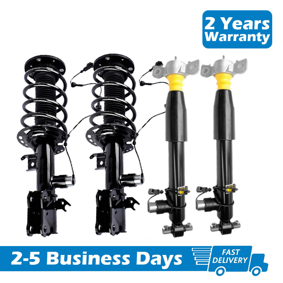 4-piece front and rear shock absorber struts with electric adjustment for Lincoln MKX 2016-2018 Nautilus 2019