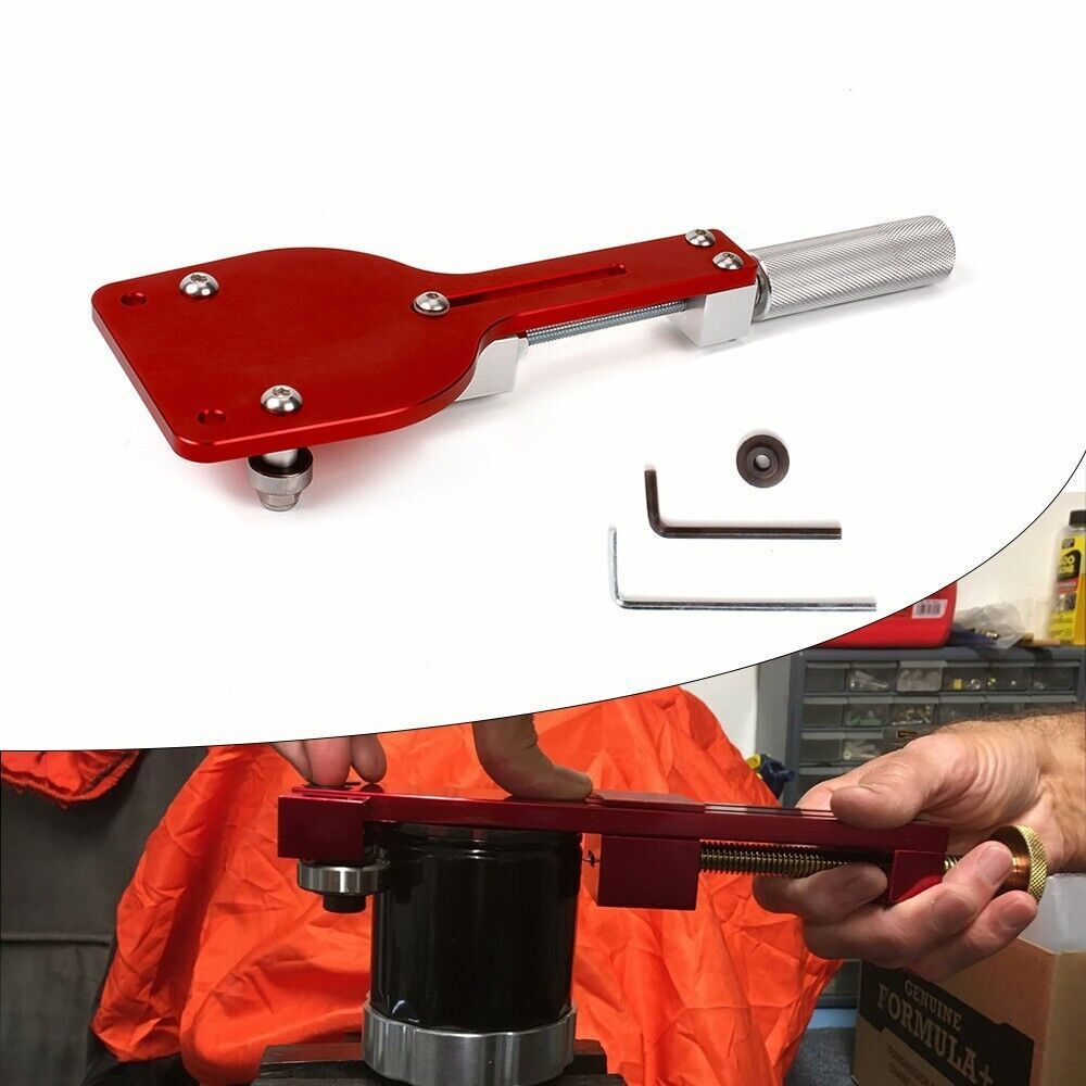 For 77750 Red Oil Filter Cutter Tool for Filter Cutting Range From 2-3/8 to 5 Q
