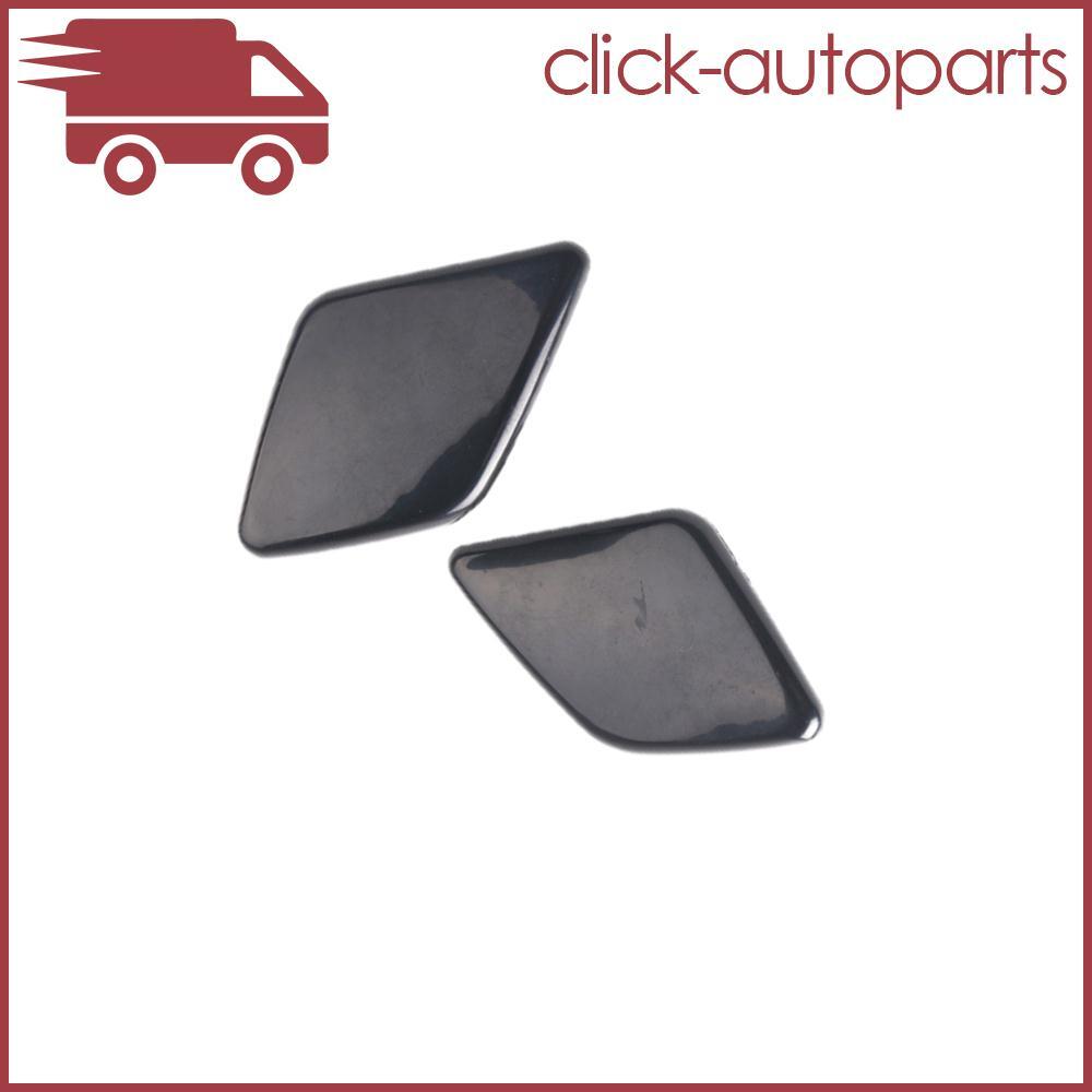 Left+Right Headlight Washer Cover Cap Front Bumper Trim for 2007-2014 for VOLVO XC90 Q