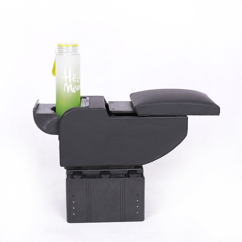 6 USB rechargeable car charger, convenient center console storage box. n