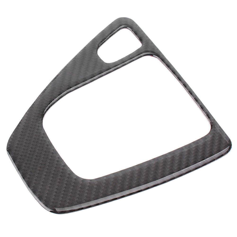 Carbon Fiber Style Gear Shift Surround Frame Cover for BMW E90 E91 E92 E93 Q