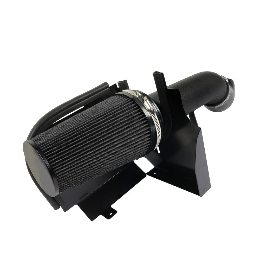 4IN Black Cold Air Intake+Heat Shield Kit for GMC /Chevy V8 4.8L/5.3L/6.0L 99-06 Q