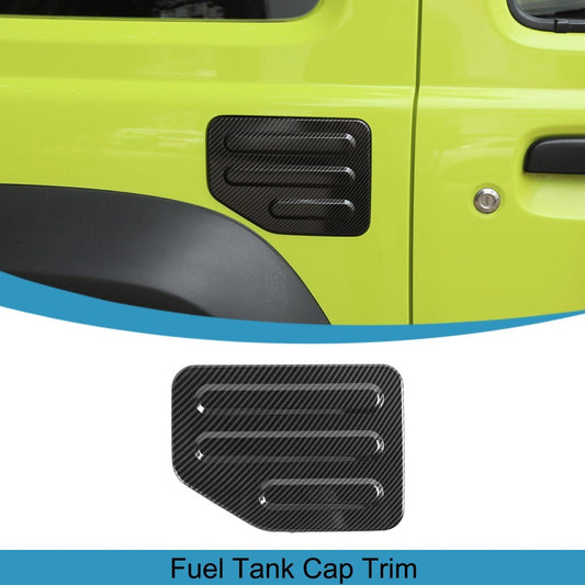 Fuel Tank Cap Filler Oil Gas Cap Cover Trim for Suzuki for Jimny 2019-2023 Carbon