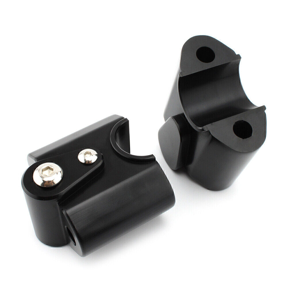 Black Handlebar Risers Handle Bar Lift Clamp Adapters for BMW R 18 Q
